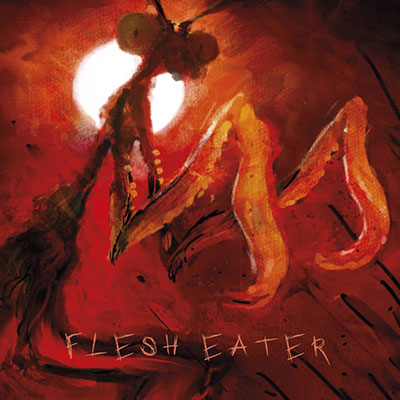 Oficjalna okładka singla „Flesh Eater” zespołu Inborn Tendency.