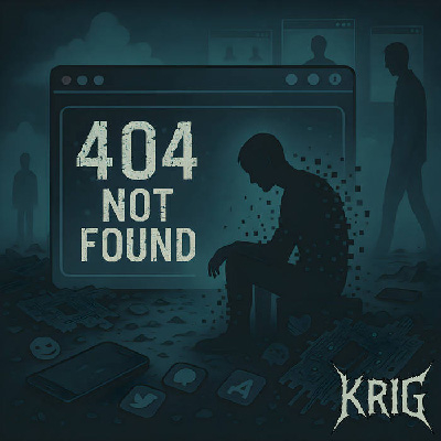Krig – “404 Not Found”. A glitch-heavy strike against spiritual emptiness in the online era.